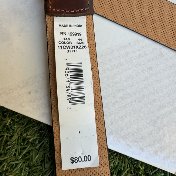 Cole Haan
Men's Harrison Grand Leather Belt Tan New with tags - Picture 6 of 12